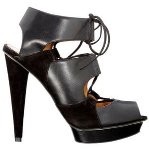 Aldo Platform Leather heels SZ 8.5 (39)